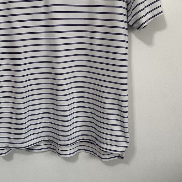 Peter Millar Mens Polo M Summer Comfort Short Sleeve Purple Top Of The Rock Golf - Picture 2 of 14